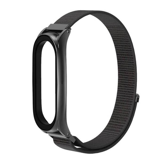 Pasek TECH-PROTECT Xiaomi Mi Band 5 Nylon Black Czarny