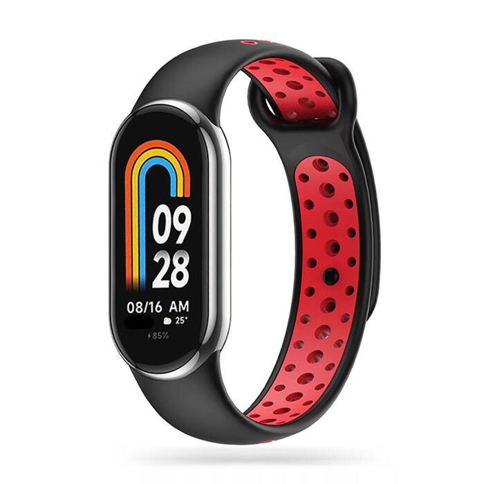 Pasek Tech-protect Softband Xiaomi Smart Band 8 / 8 Nfc Black/red Case