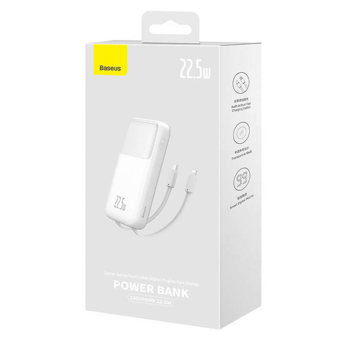 Powerbank Baseus Comet 10000mAh 22.5W (biały)