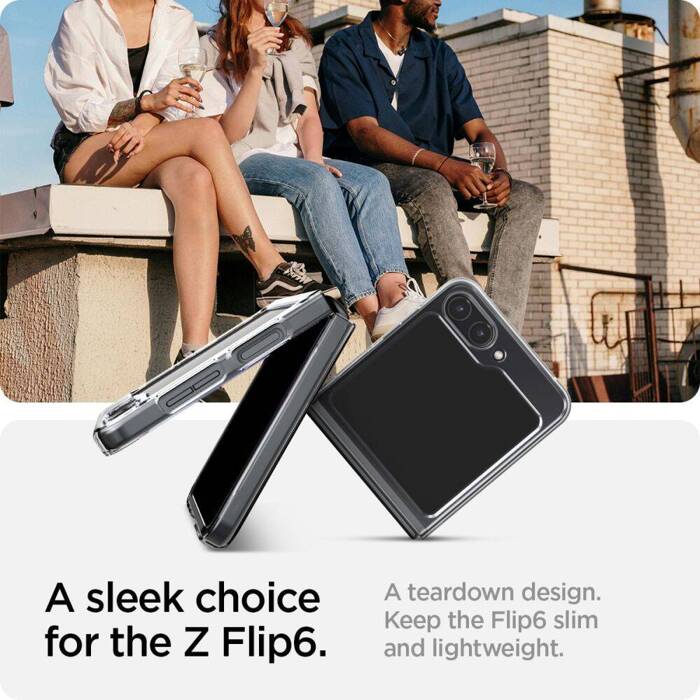 SPIGEN AIRSKIN GALAXY Z FLIP 6 CRYSTAL CLEAR