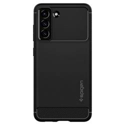 SPIGEN Galaxy S21 Fe Rugged Armor Matte Black Case + Szkło 3MK Flexible Glass Lite