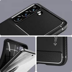 SPIGEN Galaxy S21 Fe Rugged Armor Matte Black + Szkło