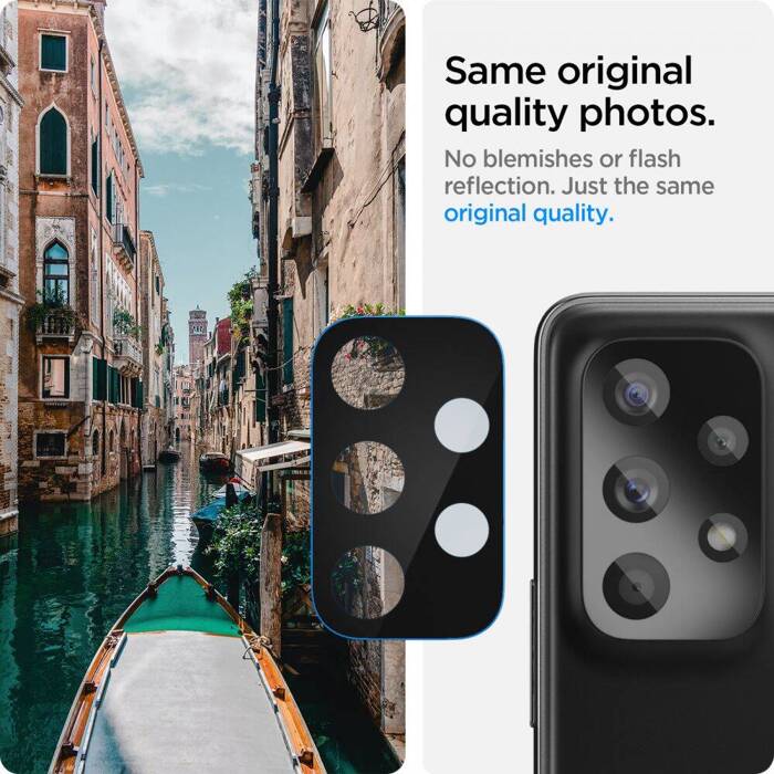 SPIGEN OPTIK.TR CAMERA PROTECTOR 2-PACK GALAXY A33 5G / A53 5G / A73 5G OSŁONA APARATU BLACK