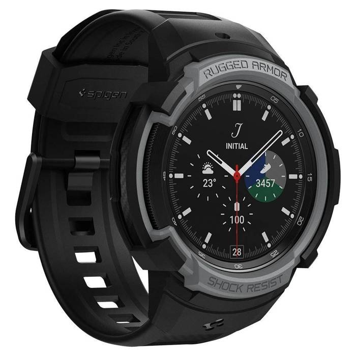 SPIGEN Rugged Armor ”pro” Galaxy Watch 4 Classic 46 MM Pasek Charcoal Grey