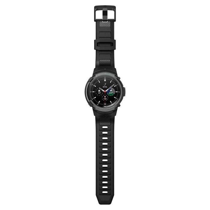 SPIGEN Rugged Armor ”pro” Galaxy Watch 4 Classic 46 MM Pasek Charcoal Grey