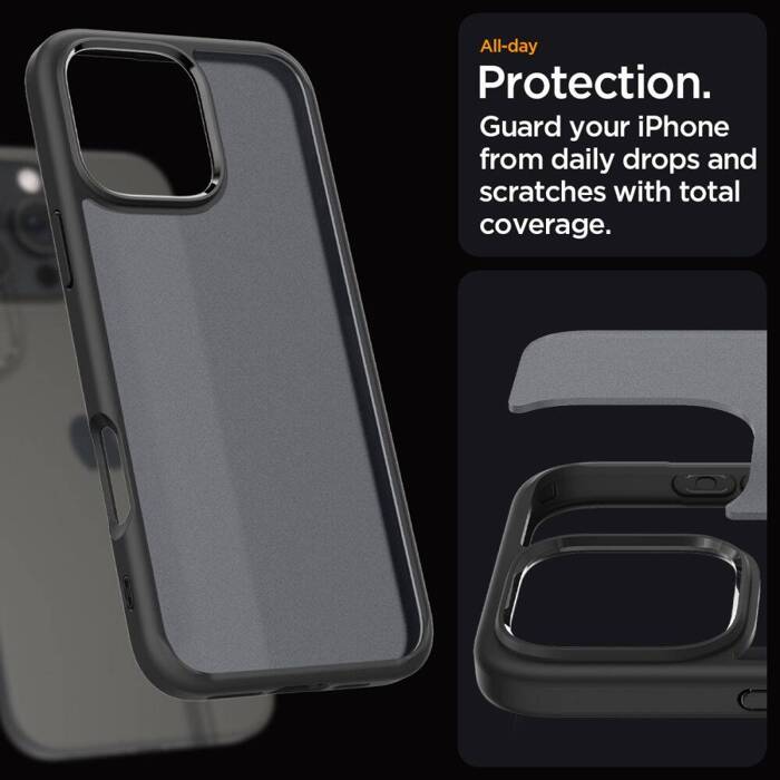 SPIGEN ULTRA HYBRID IPHONE 16 PRO MAX FROST BLACK