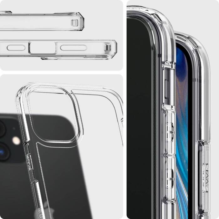 SPIGEN Ultra Hybrid iPhone 12 Mini Etui Clear przezroczyste Case