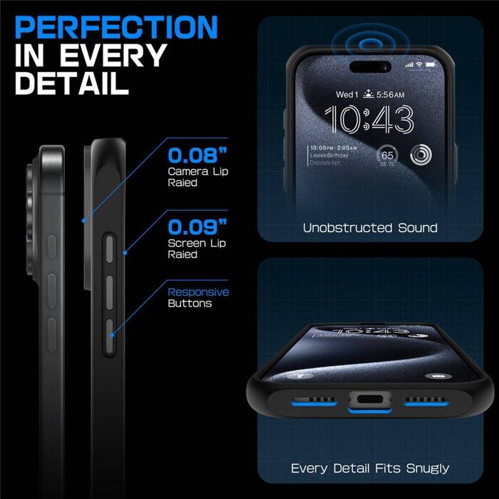 SUPCASE UB MAG MAGSAFE IPHONE 16 PRO MAX BLACK