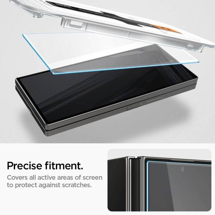 SZKŁO HARTOWANE SPIGEN GLAS.TR ”EZ FIT” 2-PACK GALAXY Z FOLD 6 CLEAR