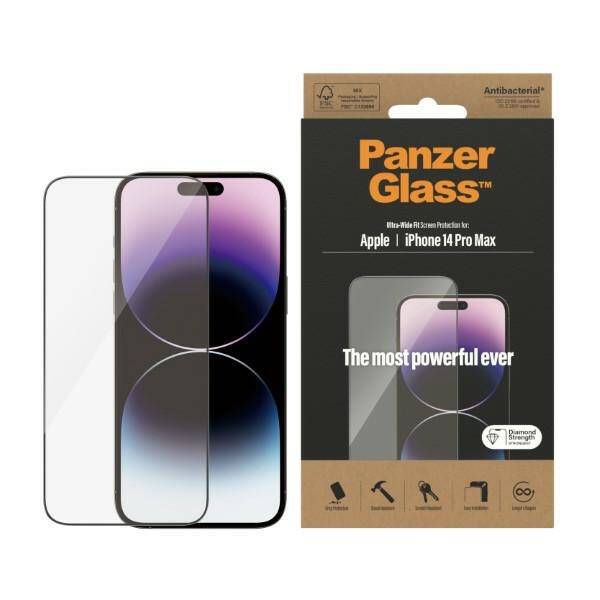 SZKŁO PanzerGlass Ultra-Wide Fit iPhone 14 Pro Max 6,7" Screen Protection Antibacterial 2774