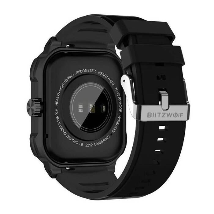 Smartwatch Blitzwolf BW-GTC3 (czarny/czarny stalowy)