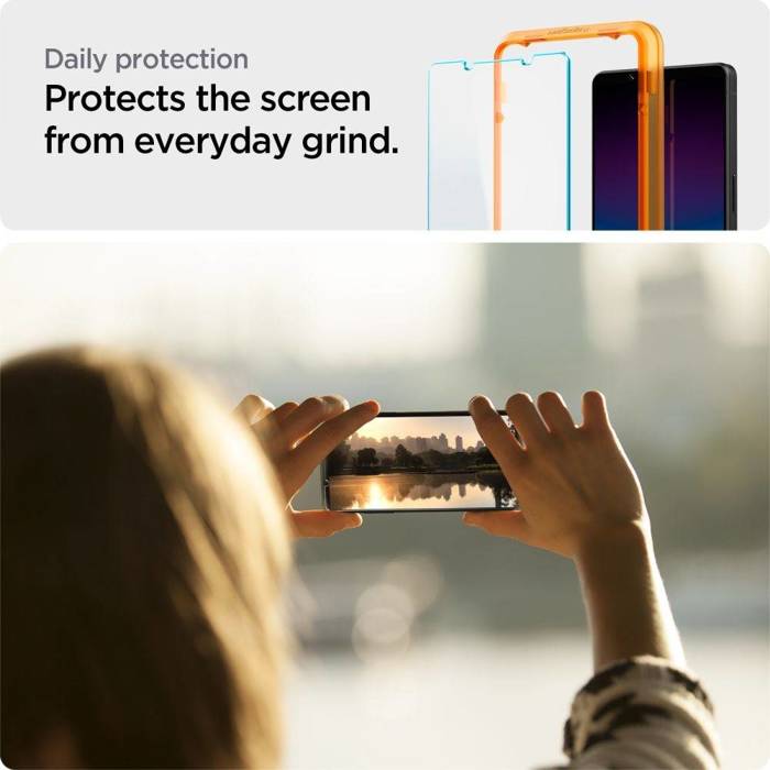 Spigen Alm Glas.tr Slim 2-pack Sony Xperia 1 IV Szkło Hartowane