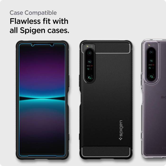 Spigen Alm Glas.tr Slim 2-pack Sony Xperia 1 IV Szkło Hartowane