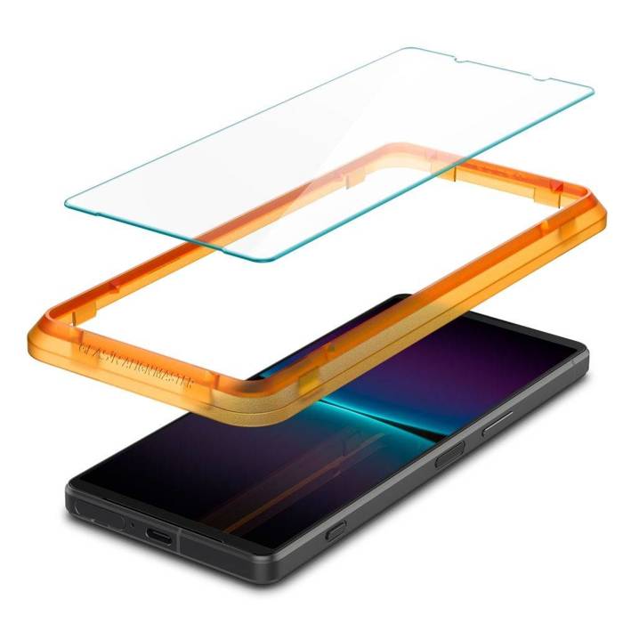 Spigen Alm Glas.tr Slim 2-pack Sony Xperia 1 IV Szkło Hartowane