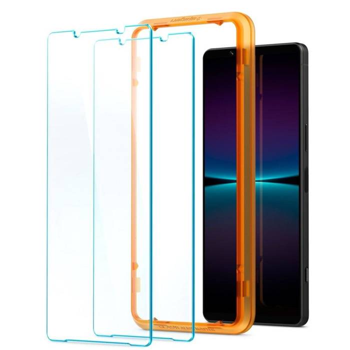 Spigen Alm Glas.tr Slim 2-pack Sony Xperia 1 IV Szkło Hartowane