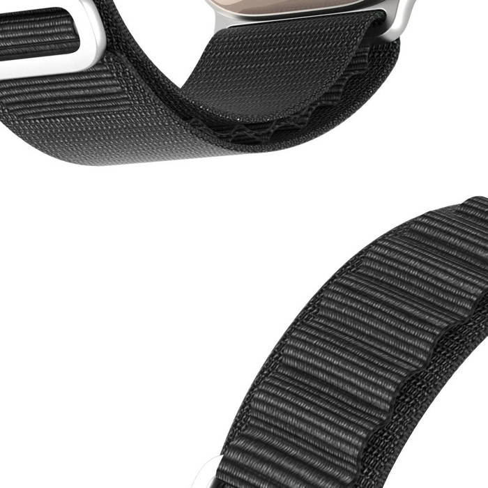 Sportowy pasek ze sprzączką do Apple Watch 8 / 7 / 6 / SE / 5 / 4 / 3 / 2 / 1 (41, 40, 38 mm) Dux Ducis Strap GS Version - czarny