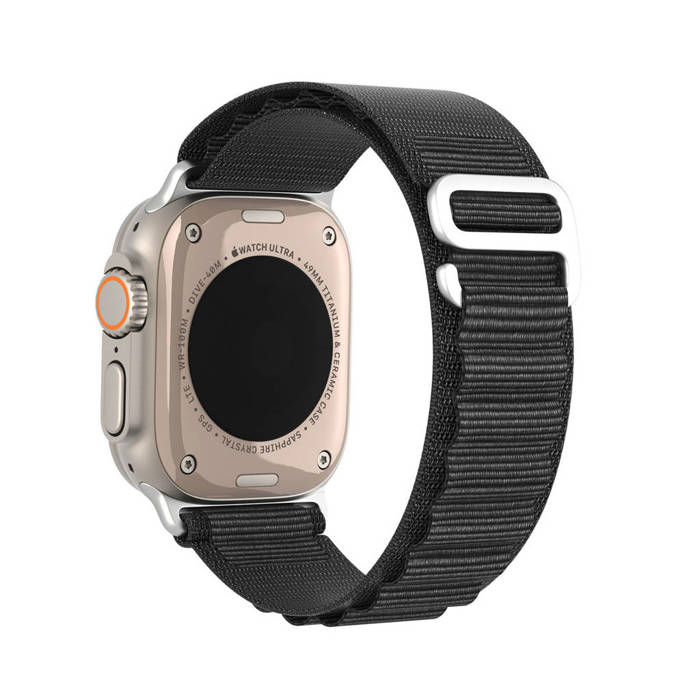 Sportowy pasek ze sprzączką do Apple Watch 8 / 7 / 6 / SE / 5 / 4 / 3 / 2 / 1 (41, 40, 38 mm) Dux Ducis Strap GS Version - czarny