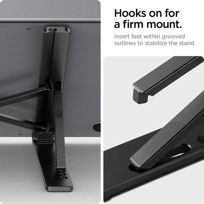 Stand Spigen Ld201 Universal Laptop Stand Black Case