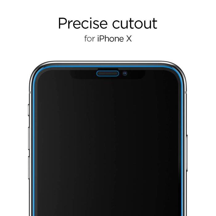 Szkło Hartowane SPIGEN iPhone 11 Pro X / Xs Glass Fc 2-pack Black