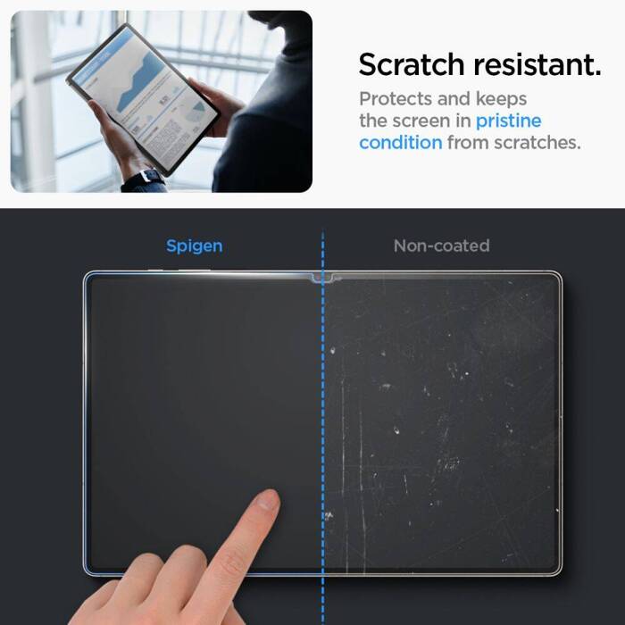 Szkło Hartowane Spigen Glas.tr ”ez Fit” Galaxy Tab S9 Ultra 14.6 X910 / X916B Clear