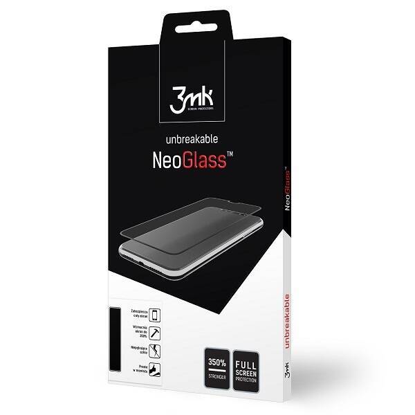 Szkło Hybrydowe 3MK NeoGlass do iPhone X XS 11 Pro czarny 