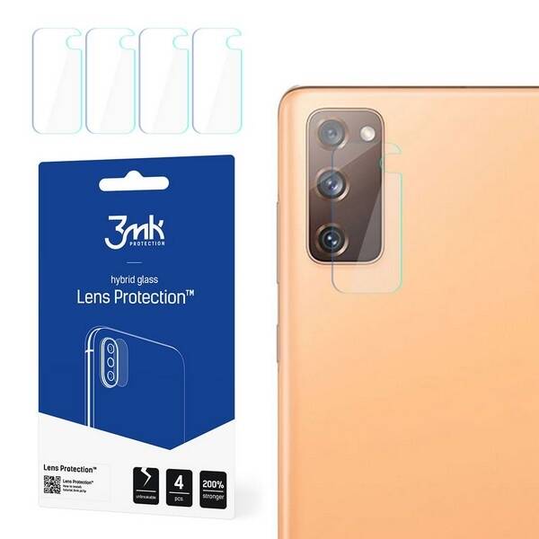 Szkło Hybrydowe 3MK Samsung Galaxy S20 FE G780 Lens Protect Ochrona Na Obiektyw Aparatu 4szt Glass