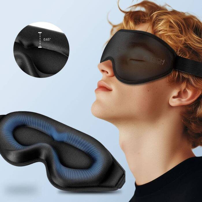 TECH-PROTECT EYESHADE SLEEP MASK MATTE BLACK