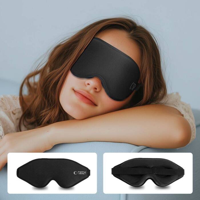 TECH-PROTECT EYESHADE SLEEP MASK MATTE BLACK