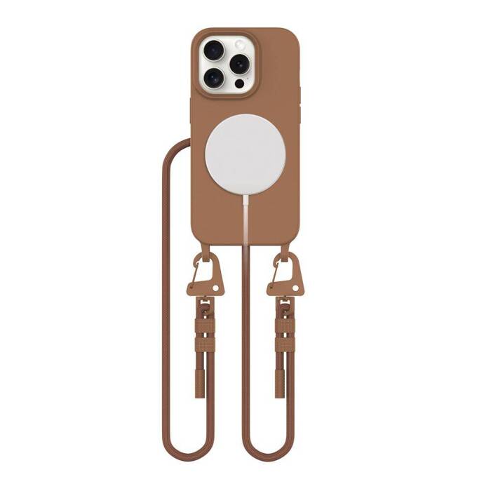 TECH-PROTECT MAGNECKLACE MAGSAFE IPHONE 15 PRO CHOCOLATE BROWN