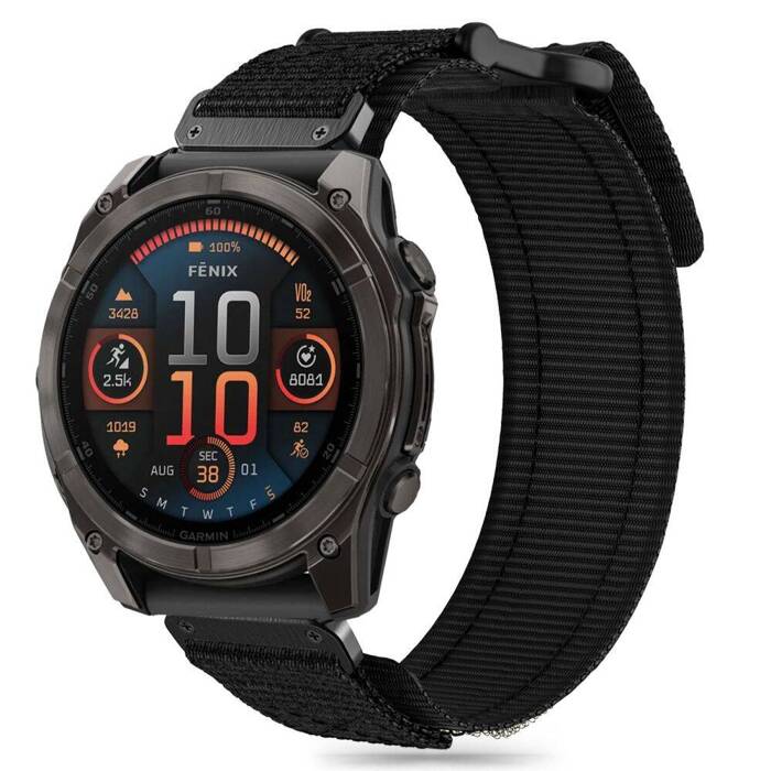 TECH-PROTECT SCOUT PRO GARMIN FENIX 5X / 5X PLUS / 6X / 6X PRO / 7X / 8 (51 MM) BLACK