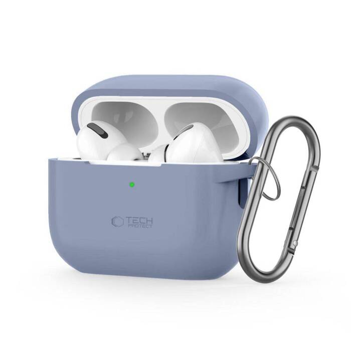 TECH-PROTECT SILICONE HOOK APPLE AIRPODS PRO 1 / 2 BABY BLUE