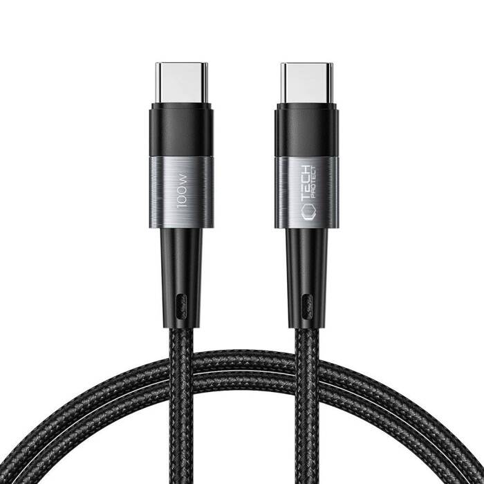 TECH-PROTECT ULTRABOOST USB-C CABLE PD100W/5A 100CM GREY