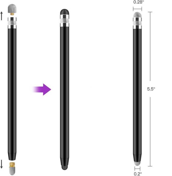 TECH-PROTECT USP100 4-TIP TOUCH STYLUS PEN VIOLET/PINK