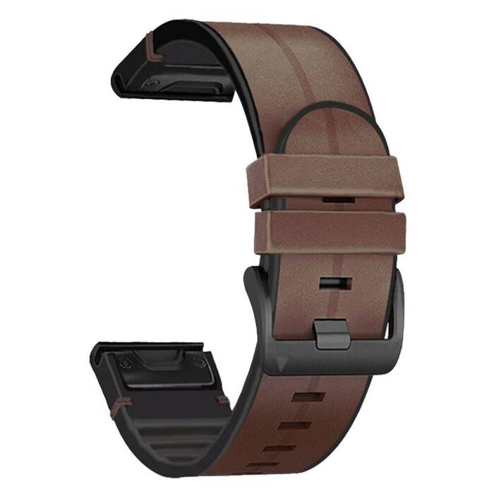 Tech-protect Silicone Pu Garmin Fenix 5 / 6 / 6 Pro / 7 / 8 (47 Mm) / E Brown