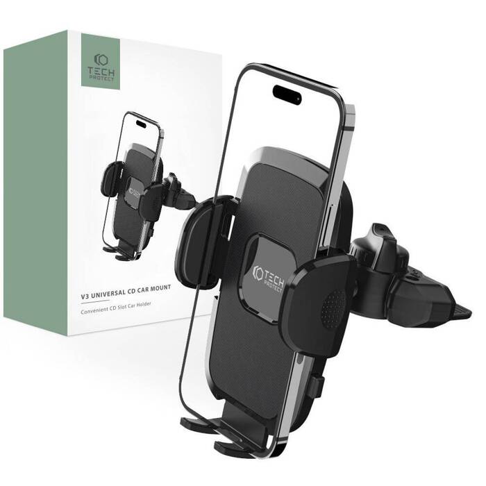 UCHWYT TECH-PROTECT V3 UNIVERSAL CD CAR MOUNT BLACK