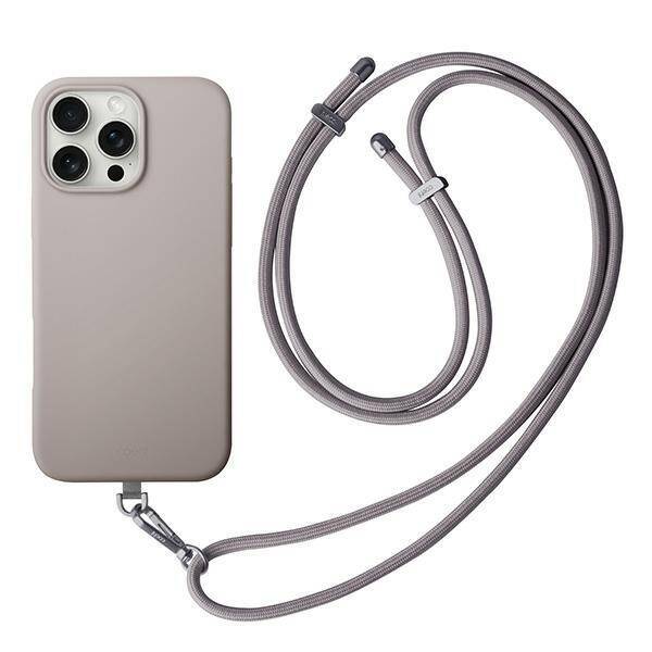 UNIQ etui Coehl Creme iPhone 16 Pro 6.3" Magnetic Charging szary/taupe grey