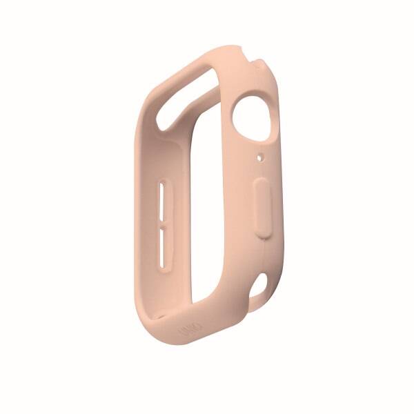 UNIQ etui Lino Apple Watch Series 4/5/6/SE 40mm. różowy/blush pink