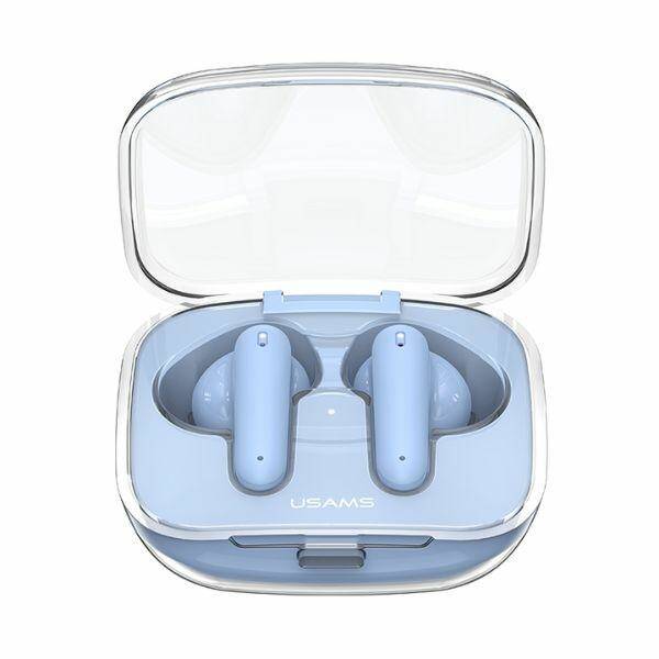 USAMS Słuchawki Bluetooth 5.3 TWS BE series earbuds bezprzewodowe niebieski/blue US-BE16