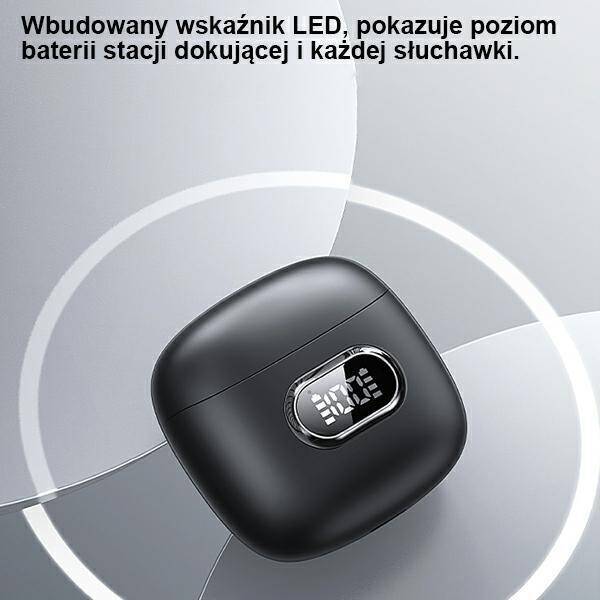 USAMS Słuchawki Bluetooth 5.3 TWS IA II series bezprzewodowe biały/white BHUIAII02 (USAMS-IAII15)