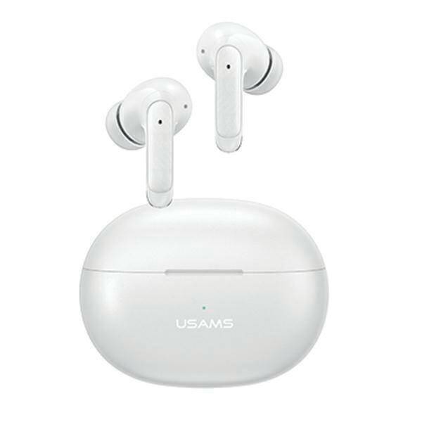 USAMS Słuchawki Bluetooth 5.3 TWS X-don series bezprzewodowe biały/white BHUENCXD02 (US-XD19)