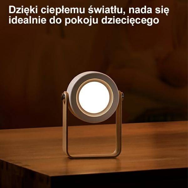 USAMS Wielofunkcyjna nocna lampka LED biały/white ZB249YH01 (US-ZB249)