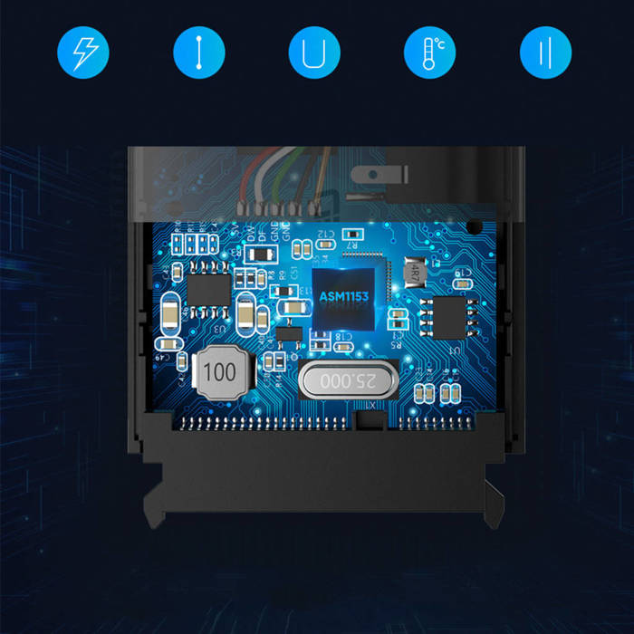 Ugreen adapter przejściówka dysku HDD SSD 2,5'' / 3,5'' SATA III 3.0 - USB 3.2 Gen 1 (SuperSpeed USB 5 Gbps) czarny (60561 CM257)