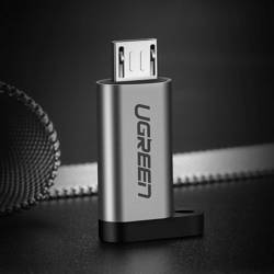 Ugreen adapter przejściówka z USB Typ C na micro USB szary (50590)