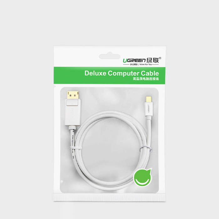 Ugreen kabel Mini DisplayPort - DisplayPort 1.5m czarny (MD105)