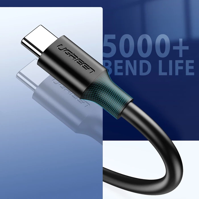 Ugreen kabel przewód USB 3.0 - USB Typ C 1m 3A czarny (20882)