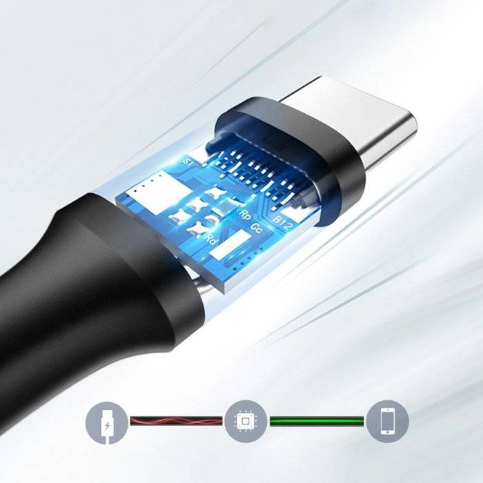 Ugreen kabel przewód USB 3.0 - USB Typ C 1m 3A czarny (20882)