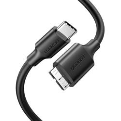 Ugreen kabel przewod USB Typ C - micro USB Typ B SuperSpeed 3.0 1m czarny (US312 20103)