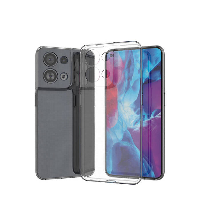 Ultra Clear 0.5mm etui Oppo Reno 8 Pro cienki pokrowiec przezroczyste