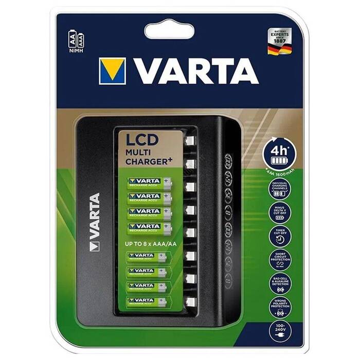 VARTA ładowarka LCD MULTI CHARGER + 57681 (bez akumulatorów)