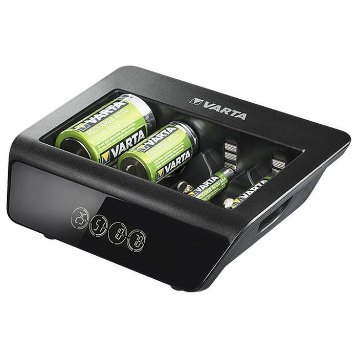 VARTA ładowarka LCD UNIVERSAL CHARGER + 57688 9V, R14, R20 (bez akumulatorów)